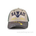 Souvenir baseball cap with thick and triangle stitches